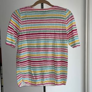 Talbots shirt  Multicolored striped short sleeved